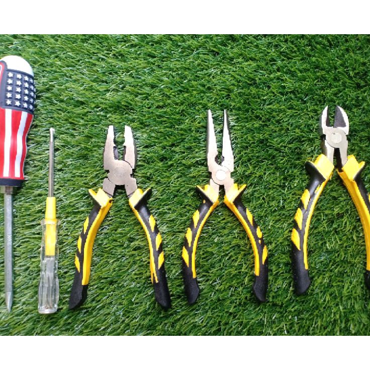 Update Baru  Paket 3 Tang  2 Obeng  Obeng Bolak Balik Obeng Test Pen Tespen Tang Kombinasi Tang Lanc