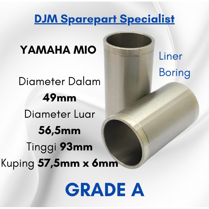 LINER BORING CYLINDER MOTOR YAMAHA MIO