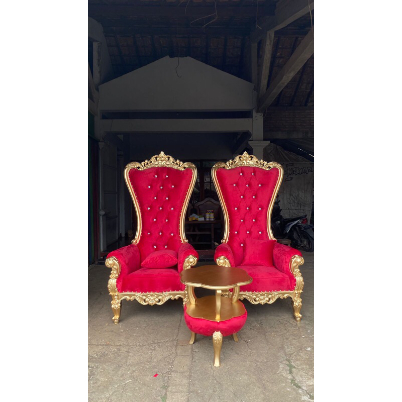 kursi Syahrini/kursi raja/kursi tamu/kursi teras/kursi santai