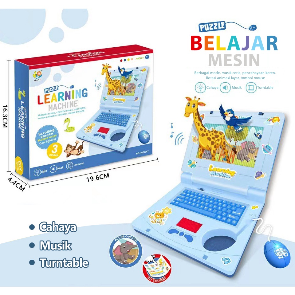 Kejutan Untung Mainan Laptop Anak Mainan Edukasi Anak Mainan Anak Perempuan 3 tahun Learning Machine