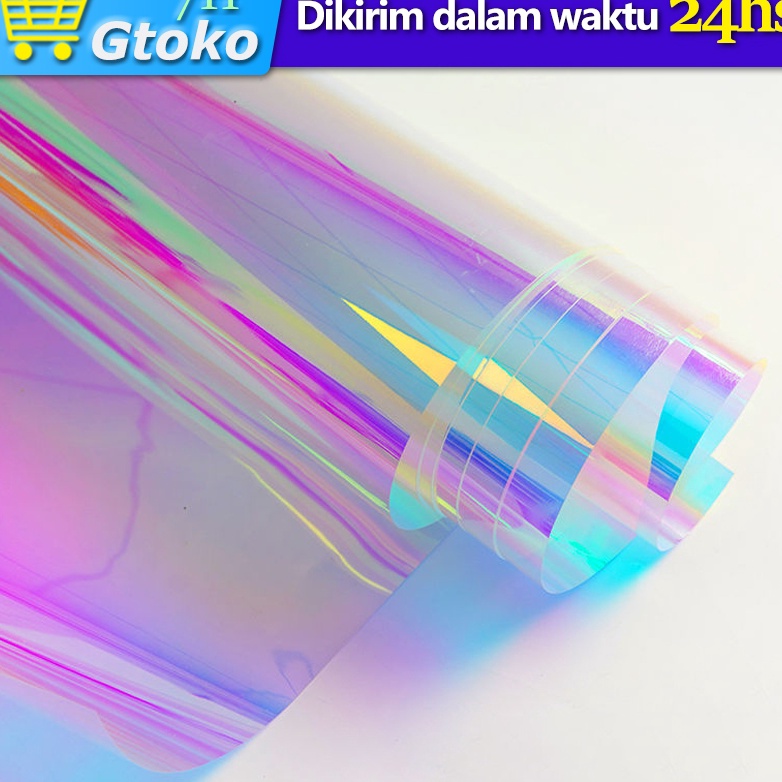 

Diskon sd 5 2 Lembar Flower Wrapping Paper Hologram Cellophane Kertas Buket Transparan Ukuran 55x55 cm