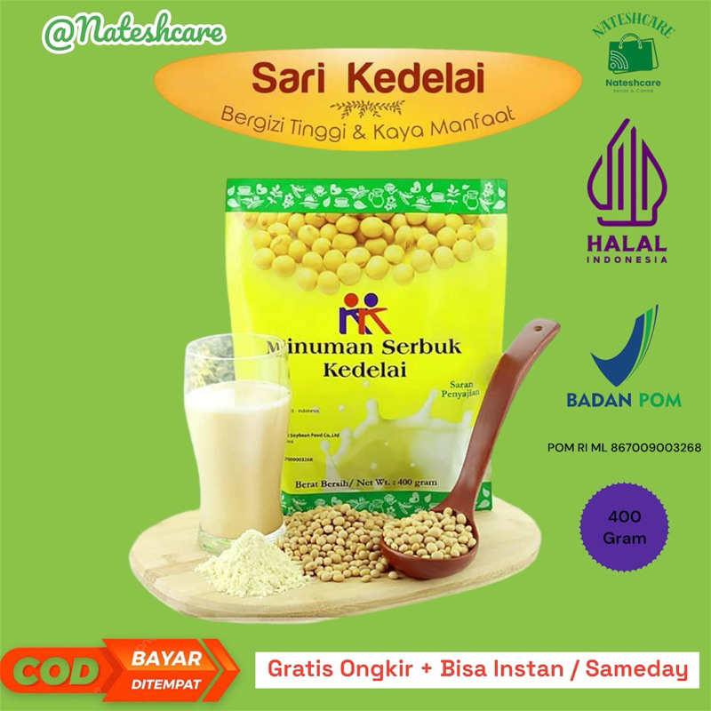 

Susu Kedelai Bubuk KK Minuman Serbuk Kedelai Soya Bean 400 gram