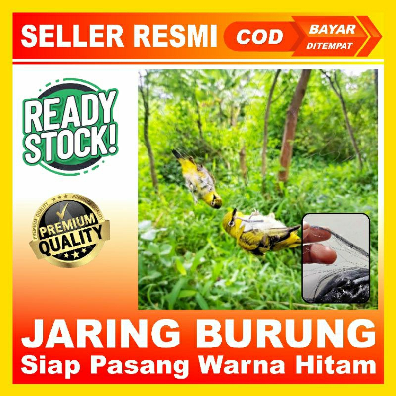 jaring burung kecil/jaring burung/jaring burung tinggal pasang warna hitam