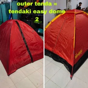 Harga Merakyat  outer tenda cover tenda khusus tendaki cotrek forester 2p pintu depan bonus pasak BU