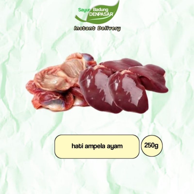 

Hati & Ampela ayam _ Sayur Badung