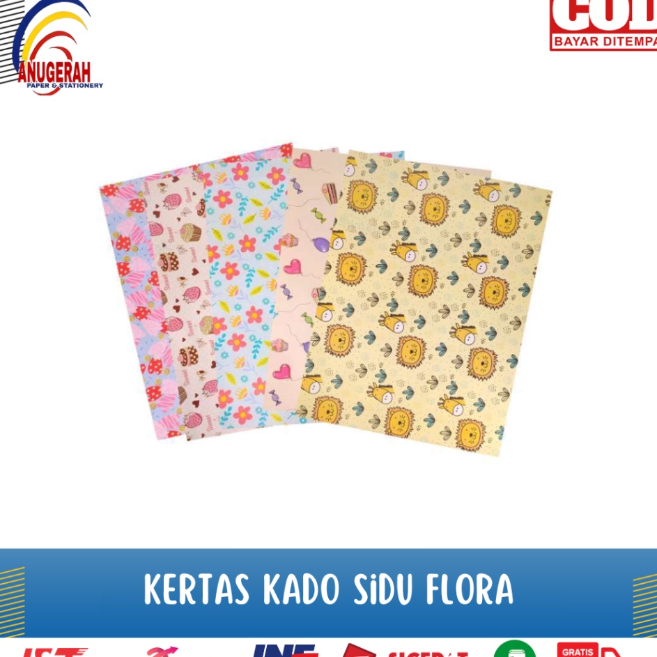 

Murah Harga SIDU GWK FLORA KERTAS KADO PAK