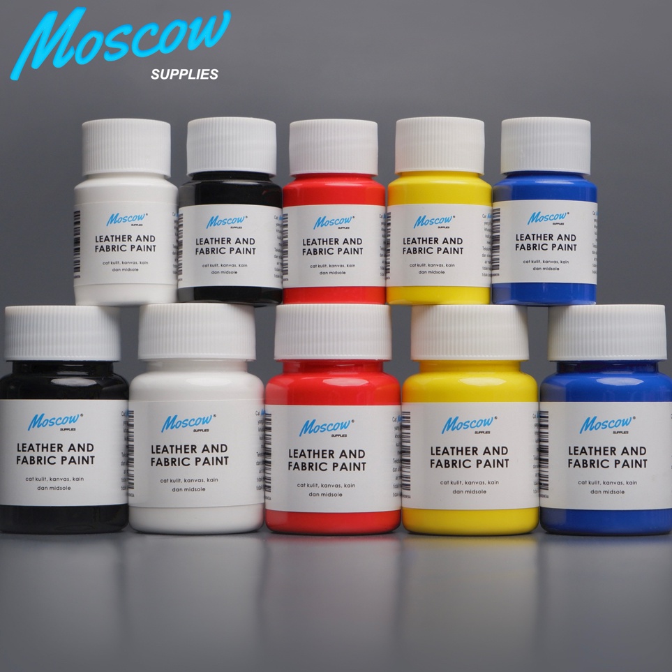 

Segera Nantikan Paket 5 Warna Dasar cat Moscow Leather and Fabric