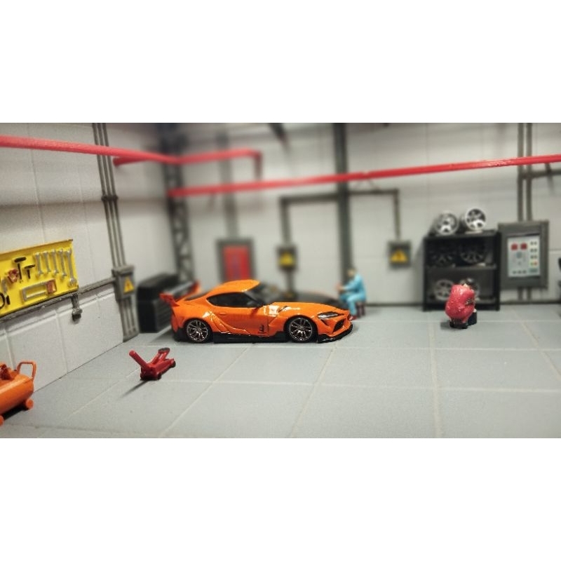 mini gt toyota supra orange lose swap. vleg