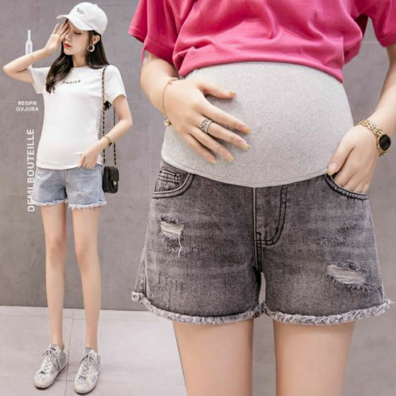 NEWCelana Pendek Jeans Hamil CH-383