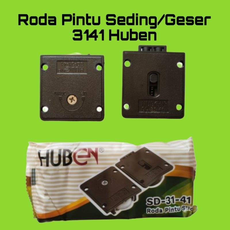 Roda Pintu Lemari Sleding/Geser 3141 Huben 2 set