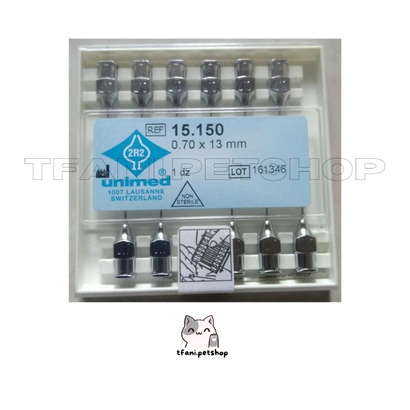 TFANI PETSHOP *(Termurah) Jarum Socorex 0.7 dan 0.9 x 13 mm Unimed*