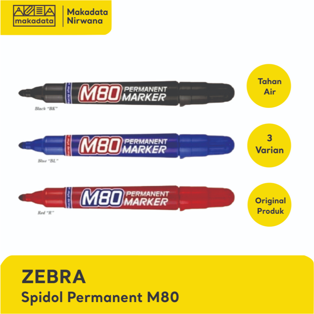 

ZEBRA SPIDOL PERMANENT M-80 (1 PCS)