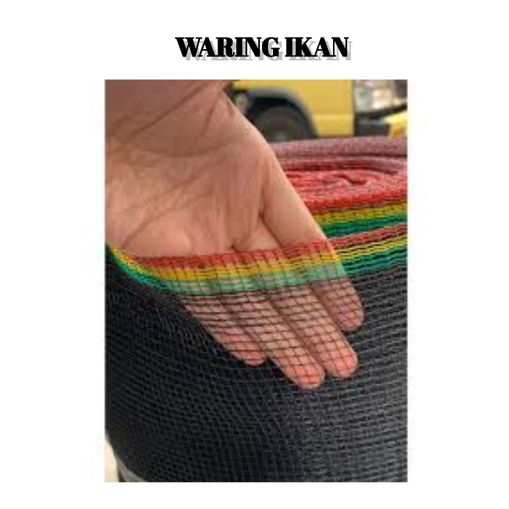 Waring Ikan Roll 100 x 120 cm Jaring Pagar Tanaman Kebun Kolam Tambak