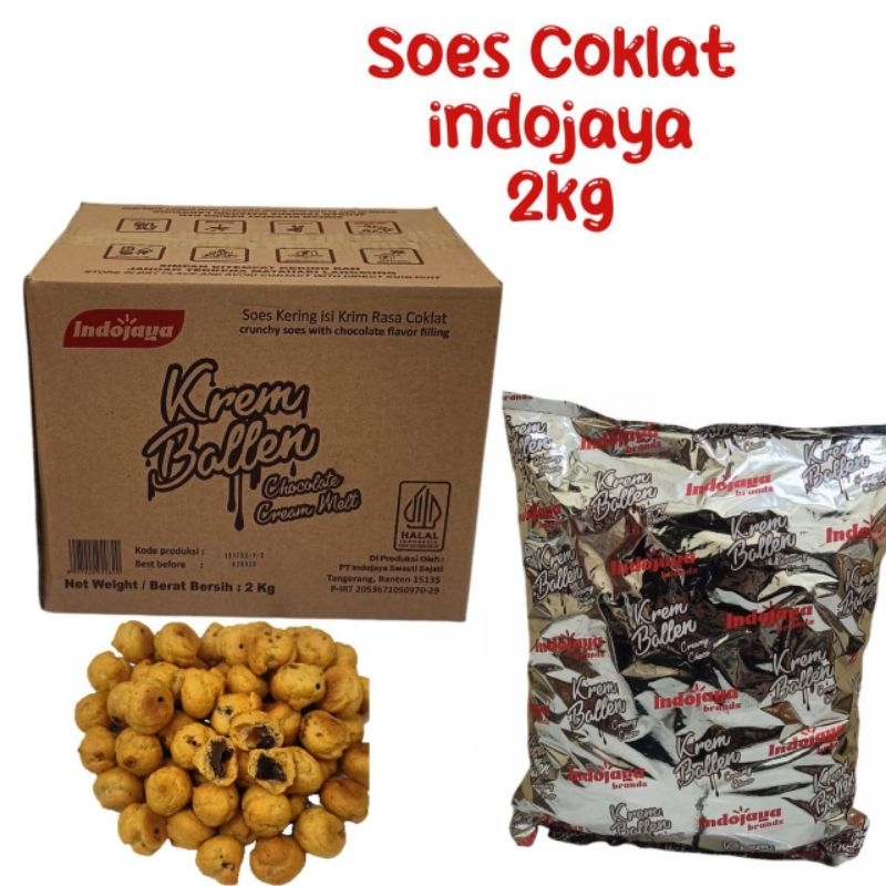 

[GROSIR] SOES COKLAT KREM BALLEN INDOJAYA / SOES COKLAT LUMER 2KG