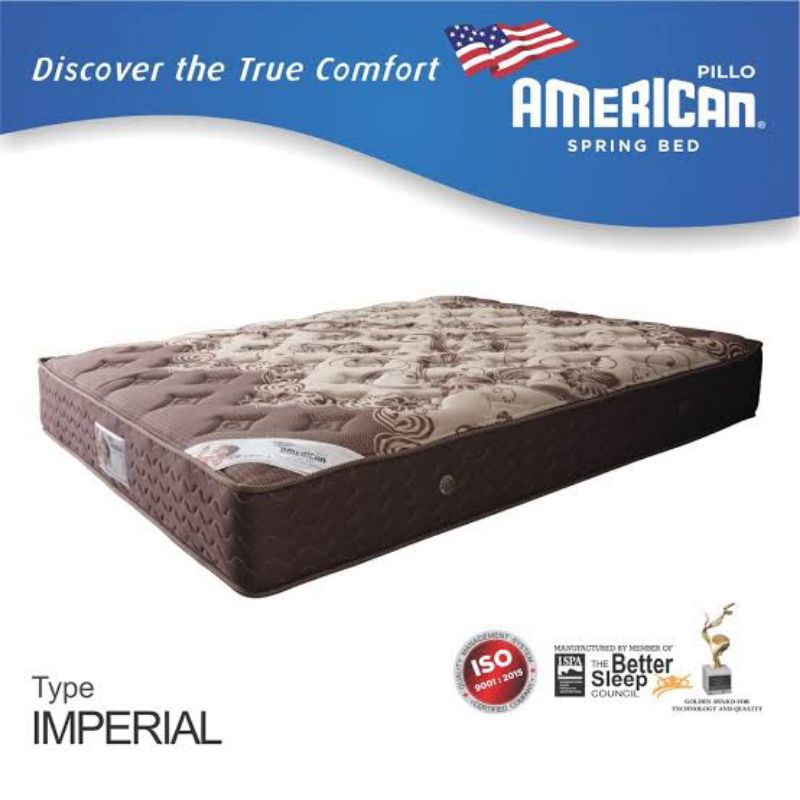 spring bed imperial american pillo ( kasur saja)