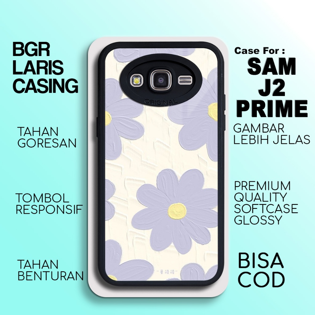 Casing Samsung J2 Prime Terbaru Flower 2 Case J2 Prime Hardcase Softcase Glossy Terlaris Termurah