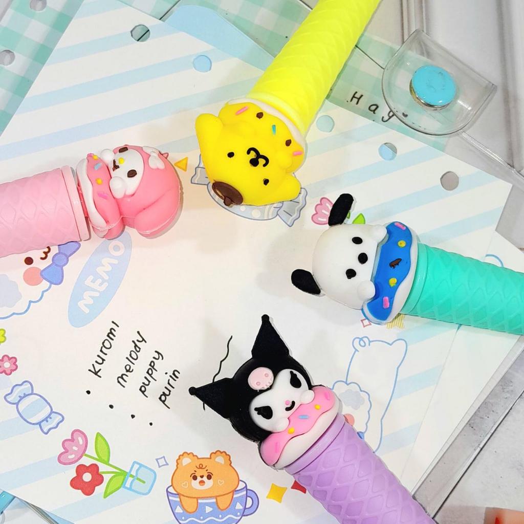 

Pulpen Eskrim SANRIO Super Cute Lucu Tinta Hitam Kuromi Melody / Pen Ice Cream Sanrio Imut Unik Favorit Anak Terlaris Stationary Fancy Premium Quality Harga Termurah Bisa Grosir dan COD