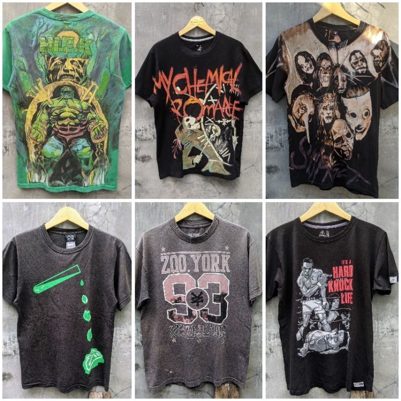 KAOS LENGAN PENDEK PRIA BRAND ORIGINAL SECOND PROMO