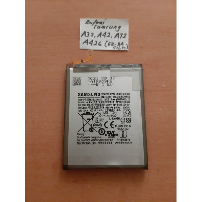 Baterai Batre batu Original copotan Hp Samsung A72,A32,A42