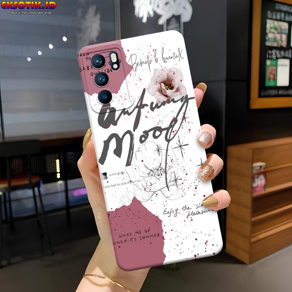 Case Oppo Reno 6 5G - Casing Oppo Reno 6 5G  - Fashion Case - Silikon Oppo Reno 6 5G  - Motif Keren 