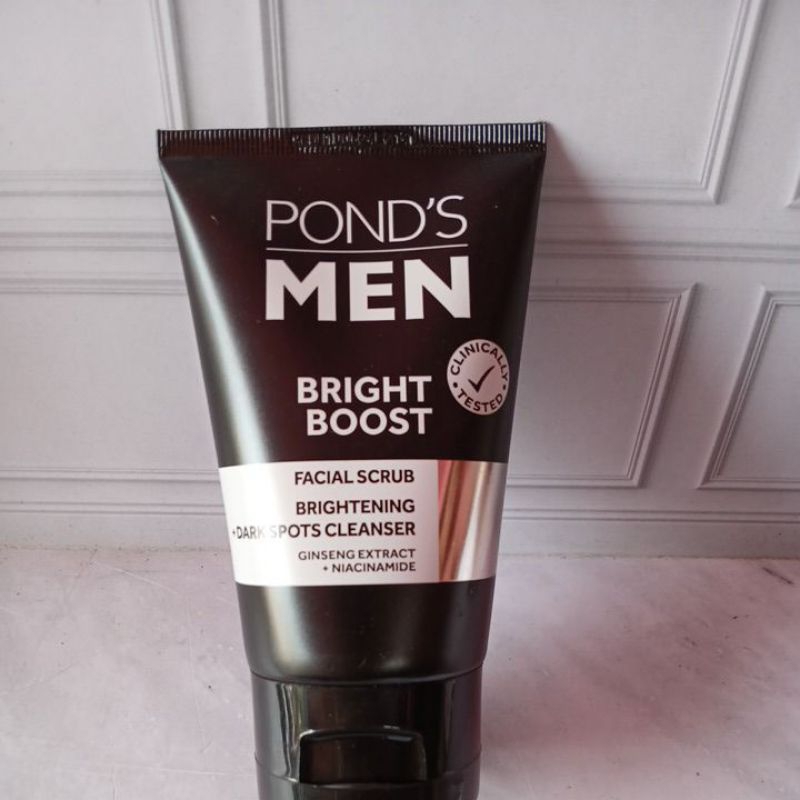 Ponds men bright boost facial scrub