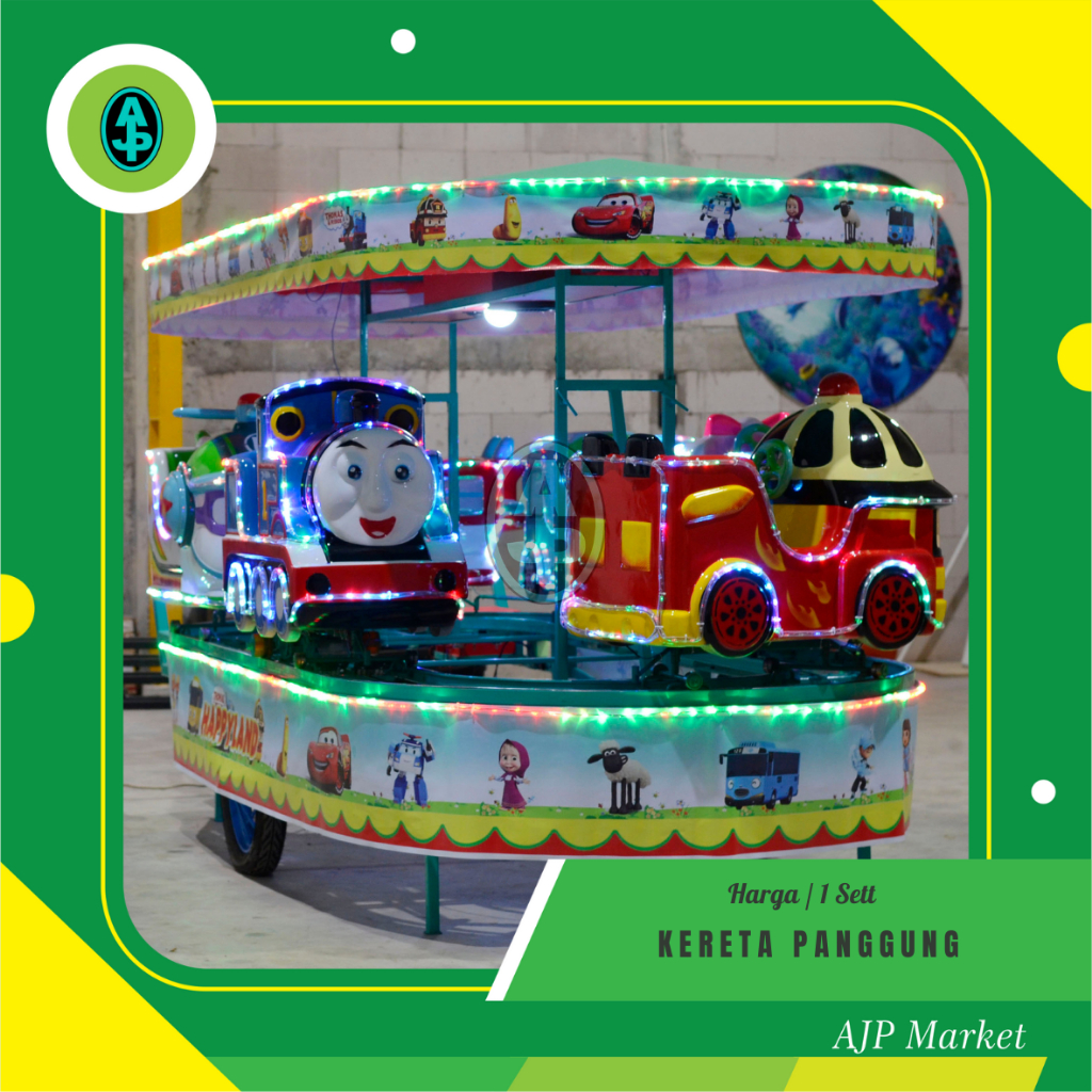 Odong odong fiber gerbong tayo dan robocar