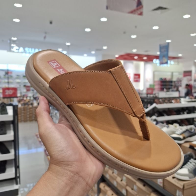 [JIM JOKER] Sandal pria bahan kulit asli bestseller original brand uk 39-43