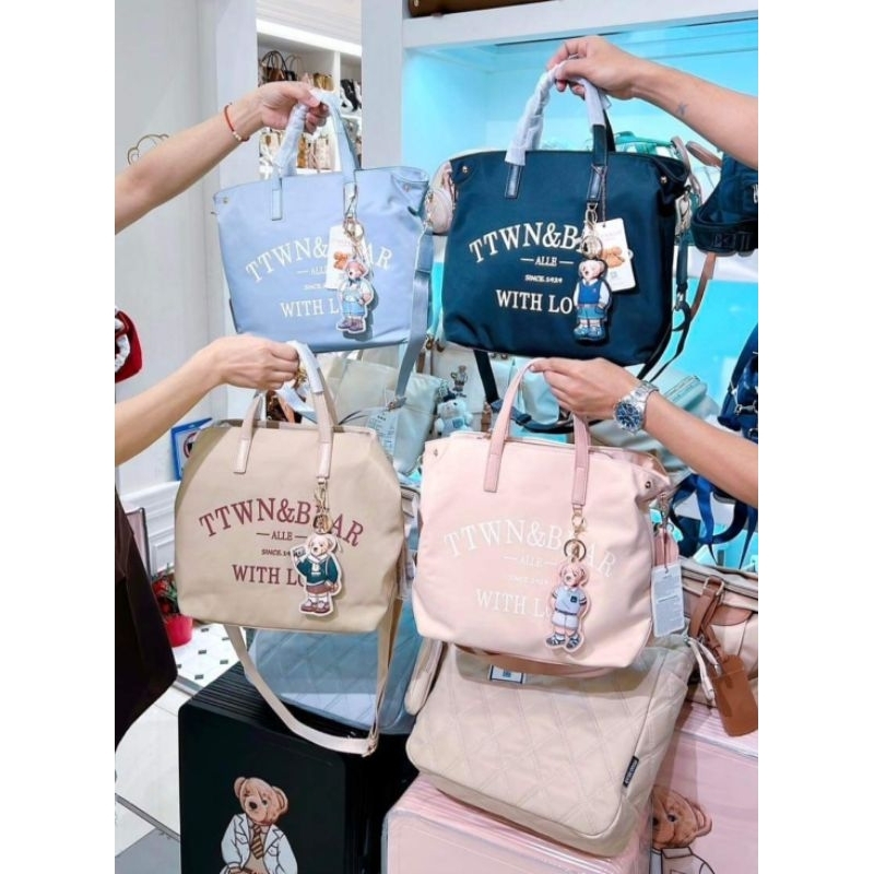 TTWN BEAR ORIGINAL TN3604 TOTE BAG WOMEN - TAS TOTE - TTWN BEAR TERBARU