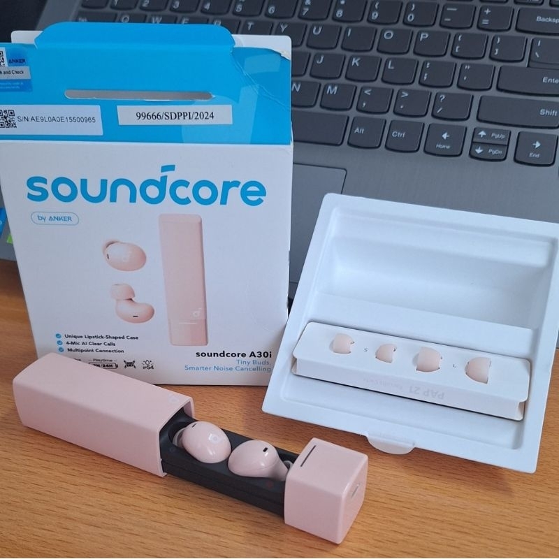 Preloved TWS Soundcore A30i - Pink (baru dicoba)