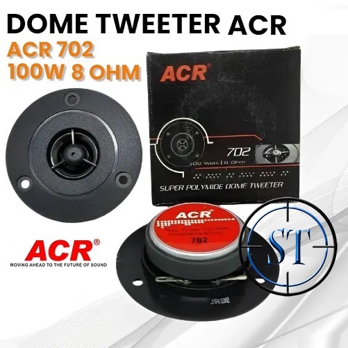 Tweeter ACR 701 / 702 100 watt 8 Ohm ACR-701 ACR-702 Super Polymide Dome Speaker