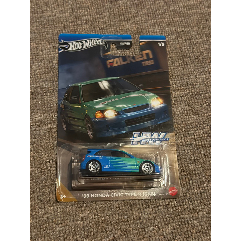 Hotwheels Honda Civic type R (Ek9)