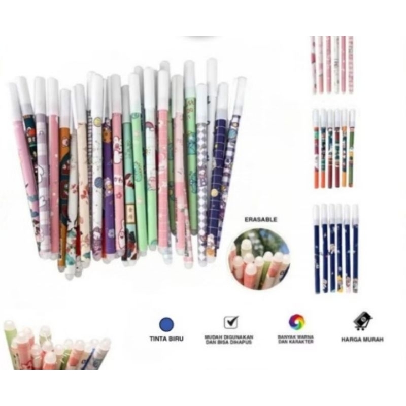

Pulpen gel bisa dihapus/Erasable pen