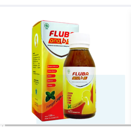 

FLUBA ANABA 130ml Melegakan Tenggorokan - 1 Box Halal BPOM