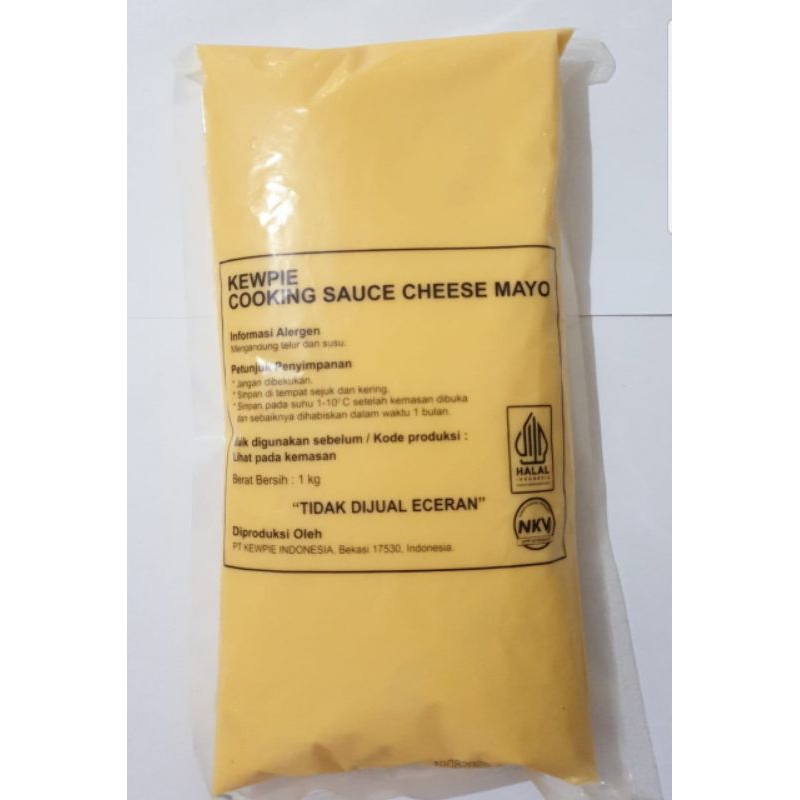 

kewpie cheese mayo, saos keju 1kg