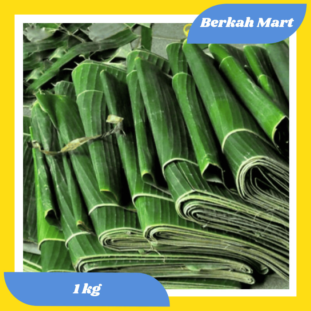 

DAUN PISANG KEPOK ASLI - KEMASAN 1 KG DAUN UTUH
