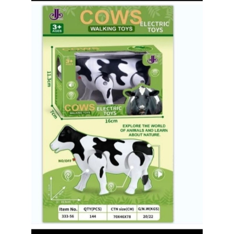 Mainan Sapi Baterai