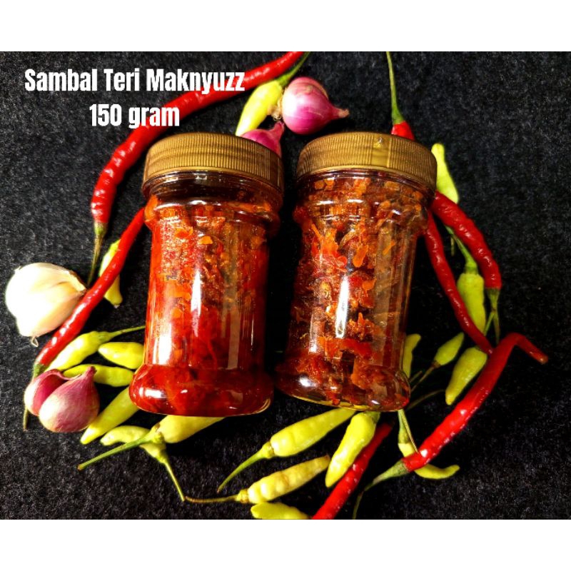 

Sambal Teri Maknyuzz Pedas Gurih