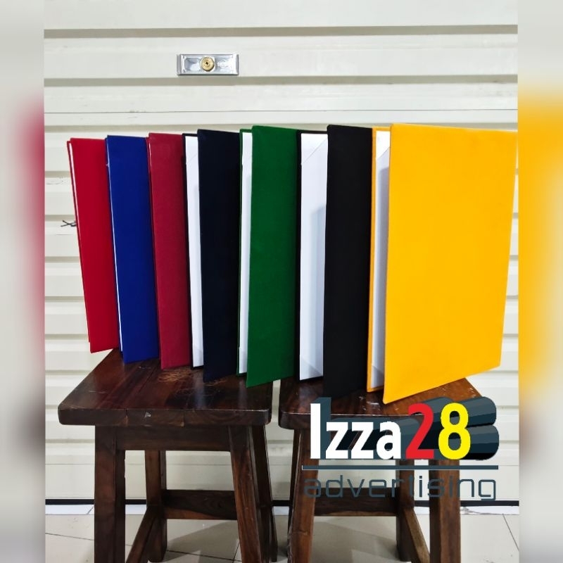 

map upacara map sekolah bahan beludru F4 / A4