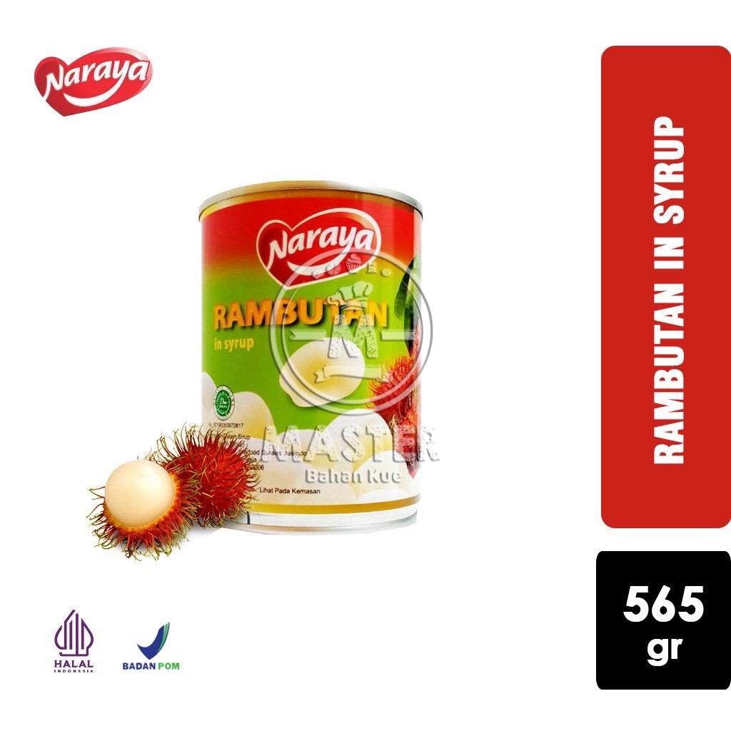 

Buah Rambutan in Heavy Syrup Nayara Rambutan Dalam Sirup [Kaleng 565gr]
