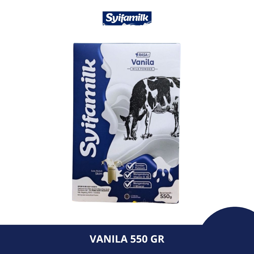 

Syifamilk - Susu Bubuk Rasa Vanila - 550 GR