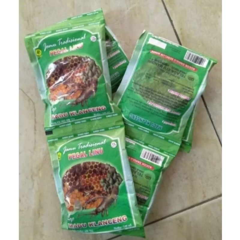 

Jamu Madu Klanceng untuk pegal linu dll isi 100ml 12 sachet