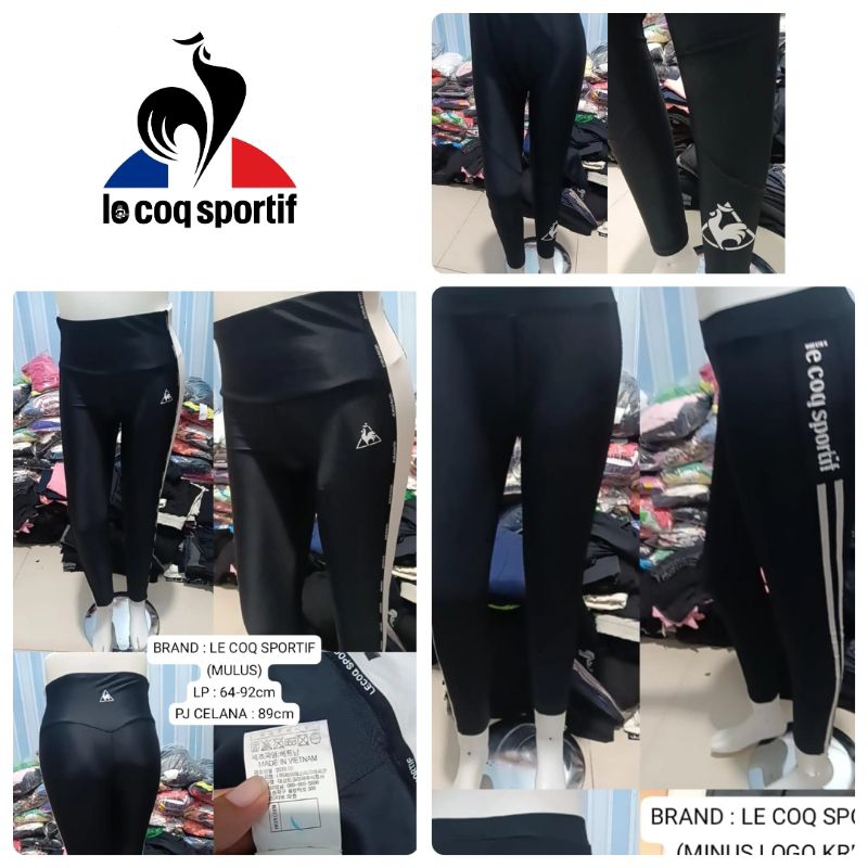 LE COQ SPORTIF LEGGING Brand Ori / LEGGING SPORT BRANDED PRIA DAN WANITA/ LIKE NEW NO MINUS/  TRIFTI