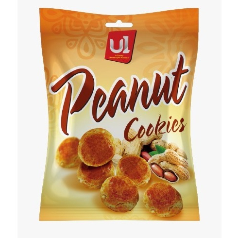 

Ui Cookies 350g Kukis Halal Yam, Peanut, Greenpeas