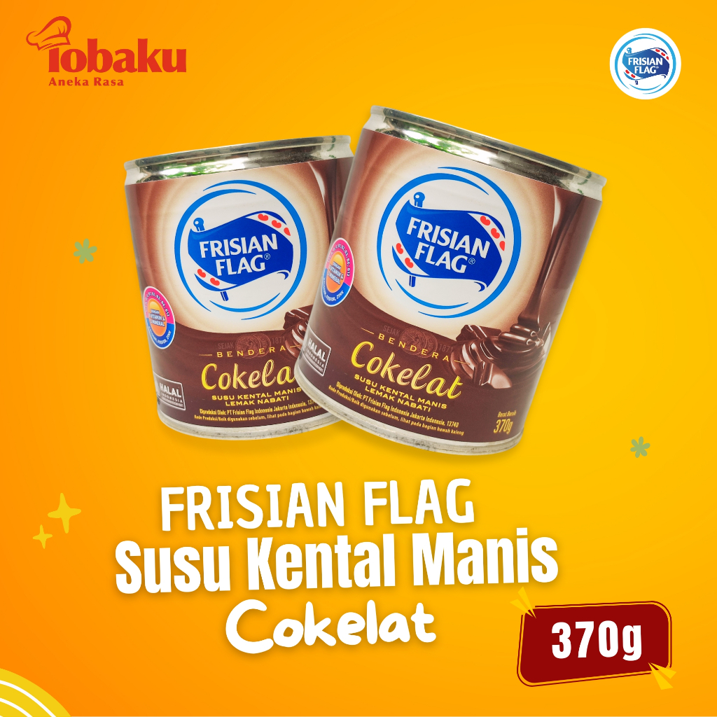 

Frisian Flag Susu Kental Manis Cokelat 370g _
