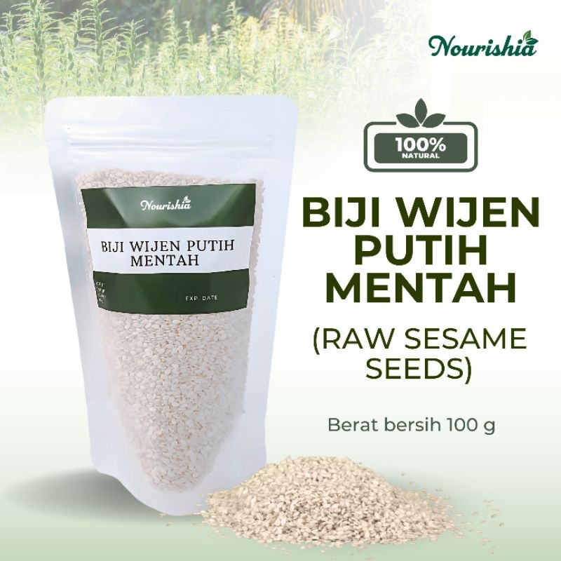 

wijen putih mentah 100gr