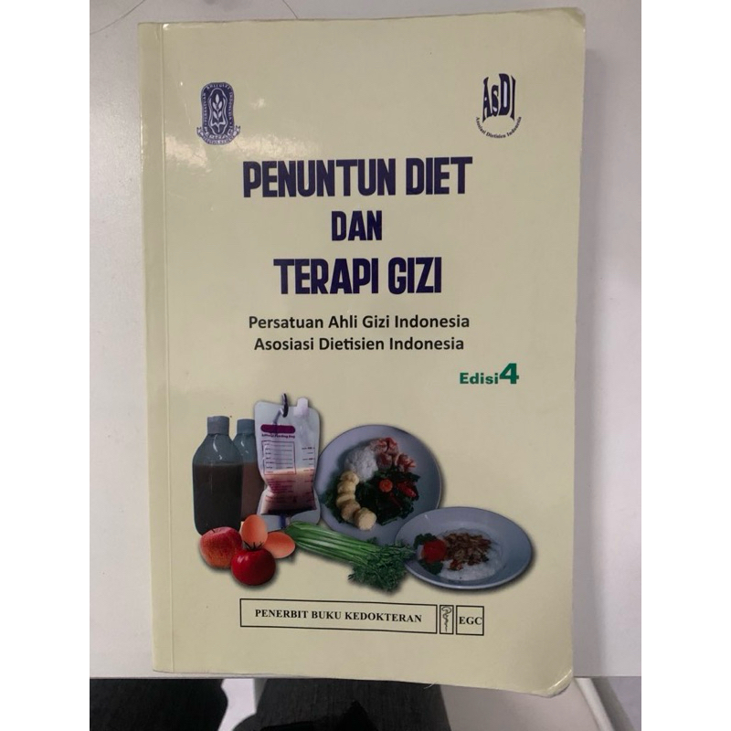 preloved second buku penuntun diet dan terapi gizi edisi 4 EGC