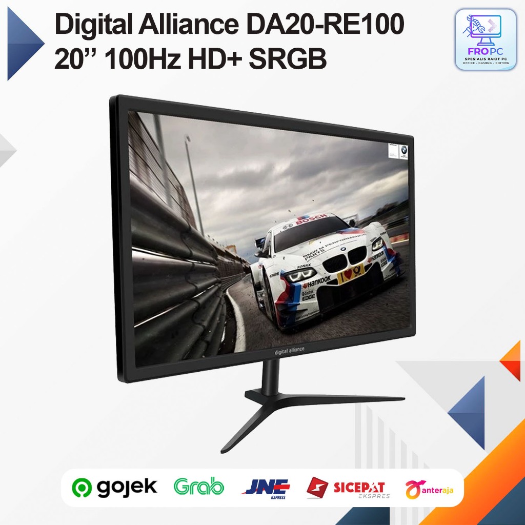 Monitor LED Digital Alliance 20" 100Hz HD+ SRGB DA20-RE100