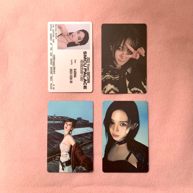 [OFFICIAL] KARINA PHOTOCARD DRAMA SG24 SG23 POCA PC PHOTO CARD CONCEPT KONSEP HOTTRACKS POB PRE ORDE