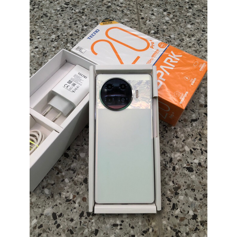 Tecno 20 pro plus ram 8/256 second ori fulset