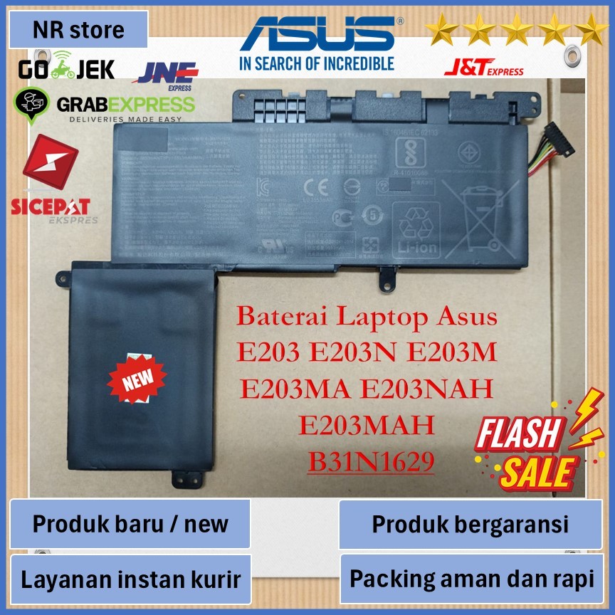Baterai Laptop Asus E203 E203N E203M E203MA E203NAH E203MAH B31N1629 original